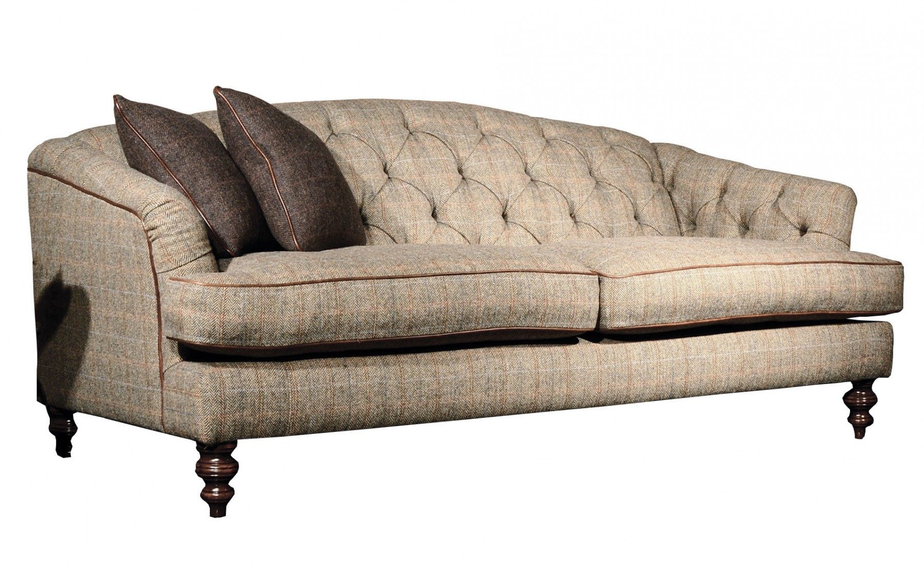 Tetrad Harris Tweed Dalmore Midi Sofa Option A Tweed Brentham