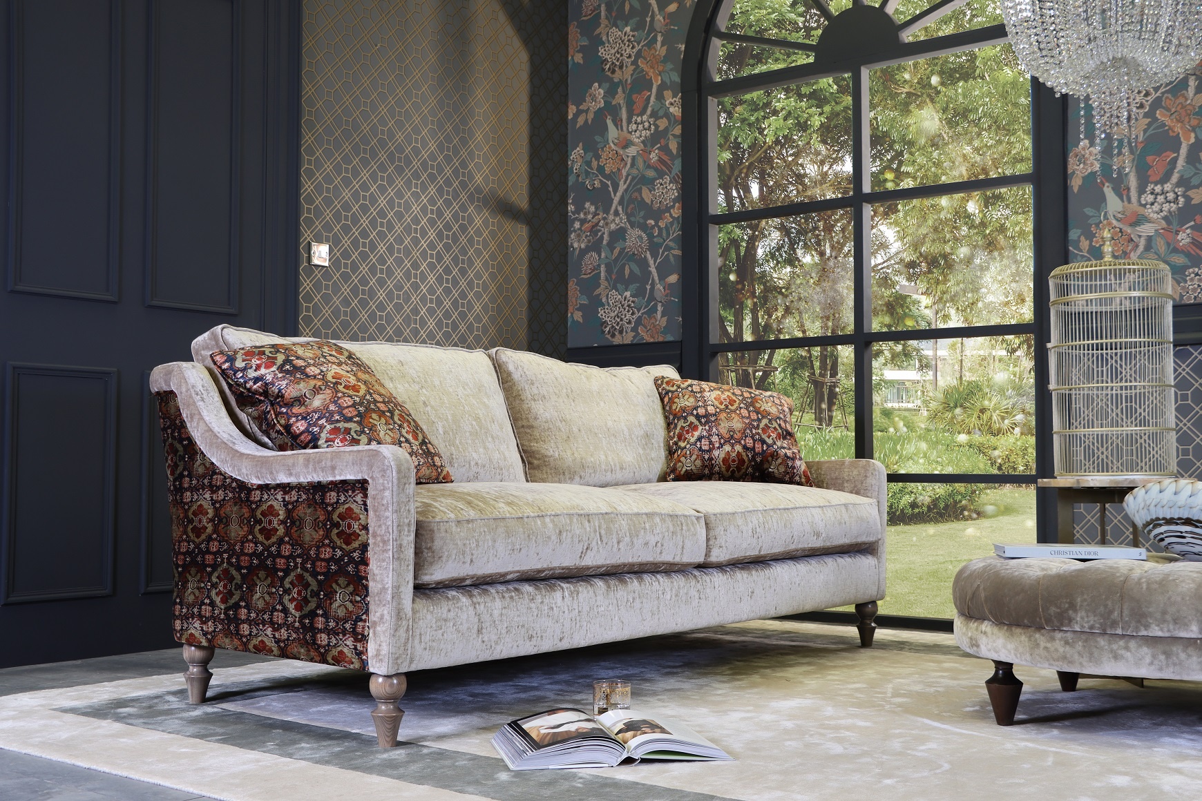 Spink & Edgar By Tetrad Spink & Edgar Bardot Grand Sofa Mix | Brentham ...