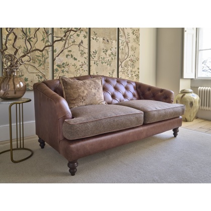 Tetrad Harris Tweed Dalmore Petit Sofa - Option B (Hide & Tweed) Tetrad Harris Tweed Dalmore Petit Sofa - Option B (Hide & Tweed)