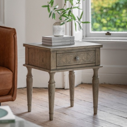 Gallery Mustique 1 Drawer Side Table