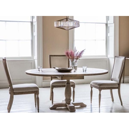 Gallery Mustique Round Extending Dining Table