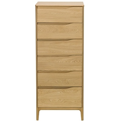Ercol Rimini 3285 6 Drawer Tall Chest Ercol Rimini 3285 6 Drawer Tall Chest