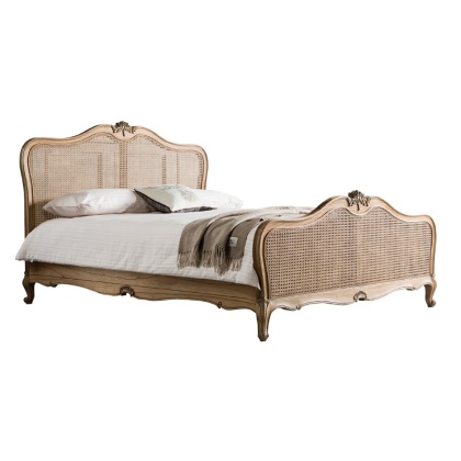 Gallery Chic Superking 6' Cane Bed Weathered