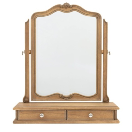 Gallery Chic Dressing Table Mirror Weathered Gallery Chic Dressing Table Mirror Weathered