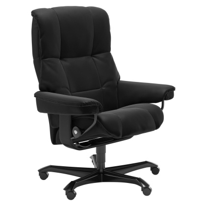 Stressless Mayfair Office Chair - Paloma Black - Quick Ship! Stressless Mayfair Office Chair - Paloma Black - Quick Ship!