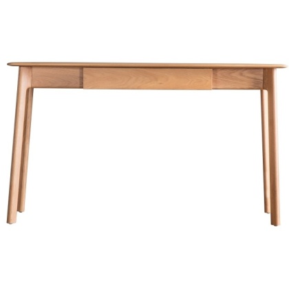 Gallery Madrid 1 Drawer Desk Oak