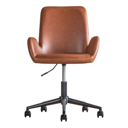 Gallery Faraday Swivel Chair Brown Gallery Faraday Swivel Chair Brown