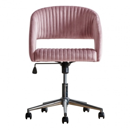 Gallery Murray Swivel Chair Pink Velvet Gallery Murray Swivel Chair Pink Velvet