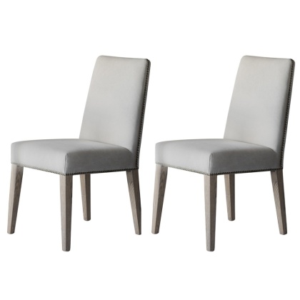 Gallery Rex Dining Chair Cement Linen (Set of 2) Gallery Rex Dining Chair Cement Linen (Set of 2)