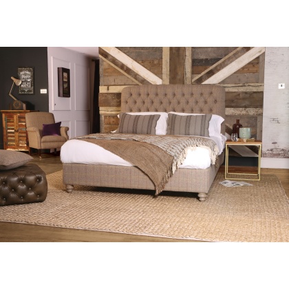 Tetrad Harris Tweed Berneray Double Bed Tetrad Harris Tweed Berneray Double Bed