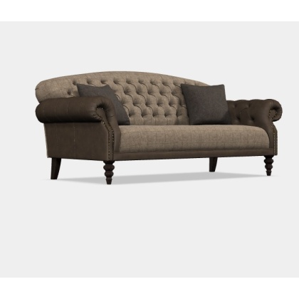 Tetrad Harris Tweed Arbroath Midi Sofa - Option B - Hide & Tweed Tetrad Harris Tweed Arbroath Midi Sofa - Option B - Hide & Tweed