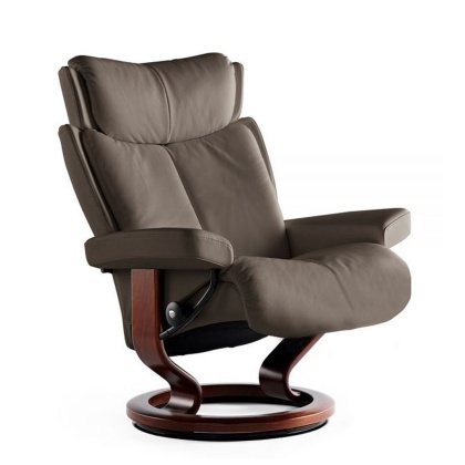 Stressless Magic Chair with Classic Base (No stool) Stressless Magic Chair with Classic Base (No stool)