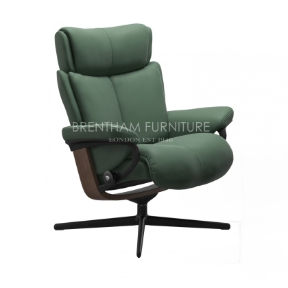 Stressless Magic Chair with Cross Base (No stool) Stressless Magic Chair with Cross Base (No stool)