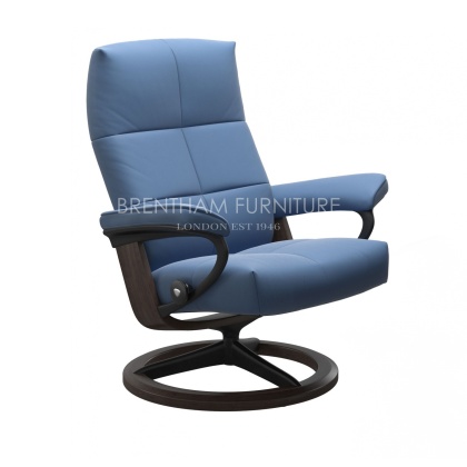 Stressless David Chair With Signature Base (No stool) Stressless David Chair With Signature Base (No stool)