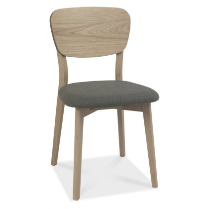 Bentley Designs Dansk Scandi Oak Veneer Chair (PAIR) Bentley Designs Dansk Scandi Oak Veneer Chair (PAIR)