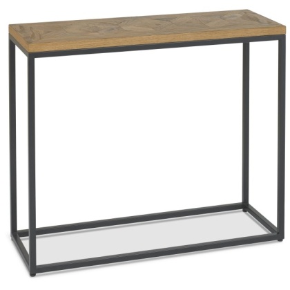Bentley Designs Indus Rustic Oak Narrow Console Table Bentley Designs Indus Rustic Oak Narrow Console Table
