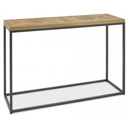 Bentley Designs Indus Rustic Oak Console Table Bentley Designs Indus Rustic Oak Console Table