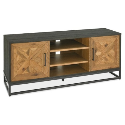 Bentley Designs Indus Rustic Oak & Peppercorn Entertainment Unit Bentley Designs Indus Rustic Oak & Peppercorn Entertainment Unit