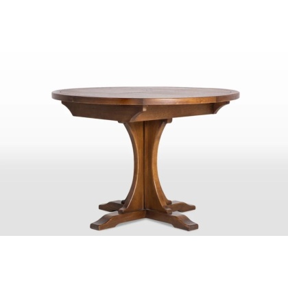 Old Charm Lichfield Round Extending Dining Table Old Charm Lichfield Round Extending Dining Table