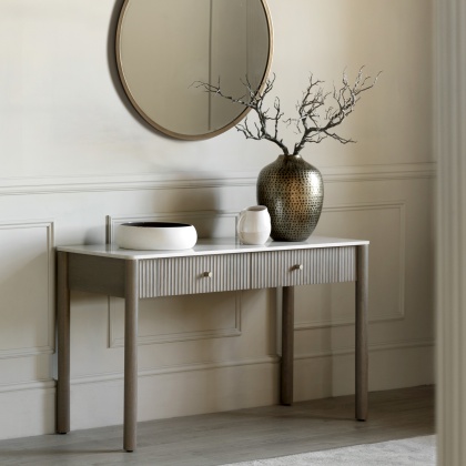 Gallery Marmo 2 Drawer Console Table