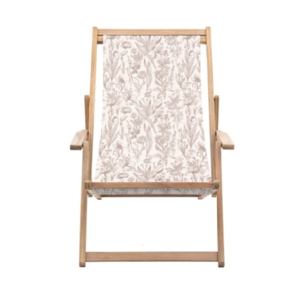 Brentham Deck Chair Clay Flora