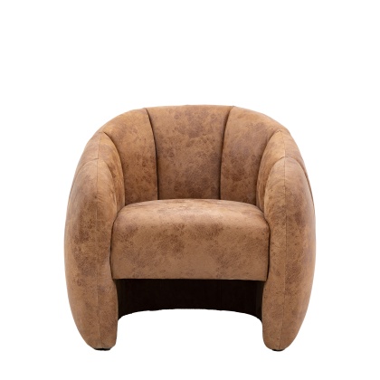 Gallery Direct Atella Tub Chair Antique Tan Gallery Direct Atella Tub Chair Antique Tan