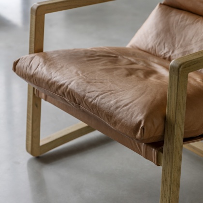 Gallery Burela Lounge Chair Vintage Brown