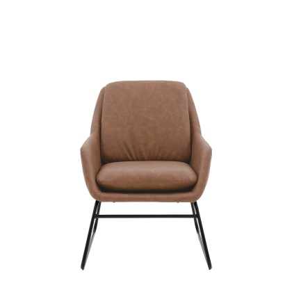 Gallery Direct Funton Chair Brown Gallery Direct Funton Chair Brown
