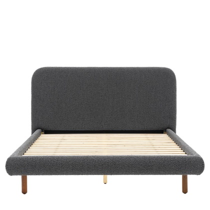 Rabley Double Bed Charcoal