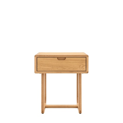 Gallery Direct Craft 1 Drawer Bedside Natural Gallery Direct Craft 1 Drawer Bedside Natural
