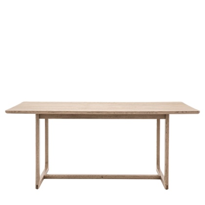Gallery Direct Craft Dining Table Smoked Gallery Direct Craft Dining Table Smoked