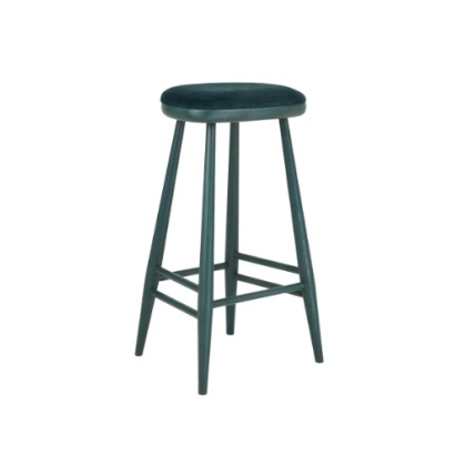 Ercol 8220 Heritage Counter Stool With Seat Pad