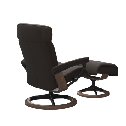 Stressless Erik Chair and Stool with Signature Base