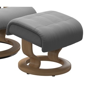 Stressless Erik Footstool with Classic Base Stressless Erik Footstool with Classic Base