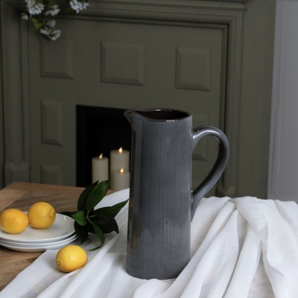 Hill Interiors Grey Ceramic Display Jug