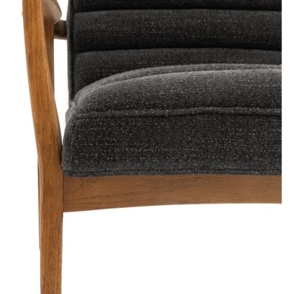 Gallery Datsun Chair Charcoal Boucle