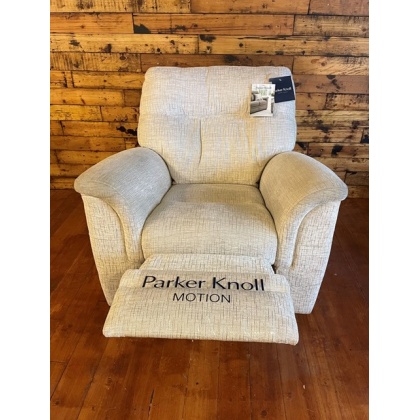 Parker Knoll Hudson Manual Recliner Chair - Fabric Sabrina Beige