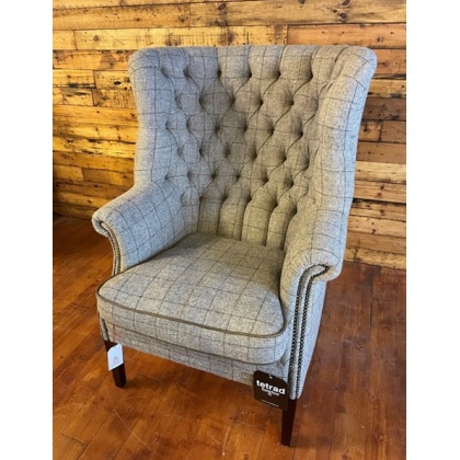 Tetrad Harris Tweed Mackenzie Wing Chair - Munroe Check