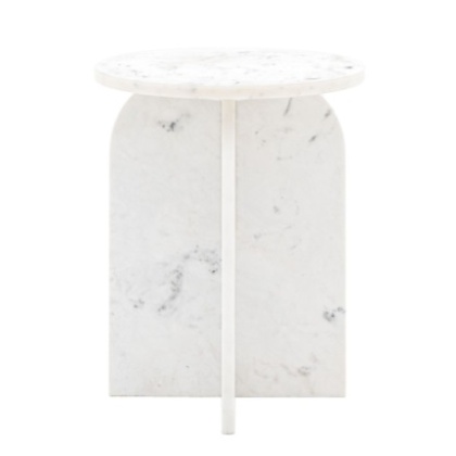 Gallery Amalfi Side Table White