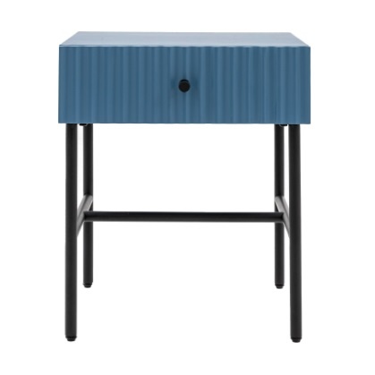 Gallery Buckhurst 1 Drawer Bedside Blue