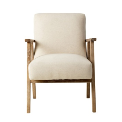 Gallery Direct Neyland Armchair Natural Linen Gallery Direct Neyland Armchair Natural Linen