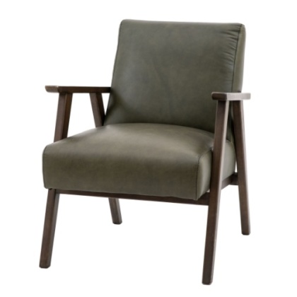 Gallery Neyland Armchair Heritage Green Leather