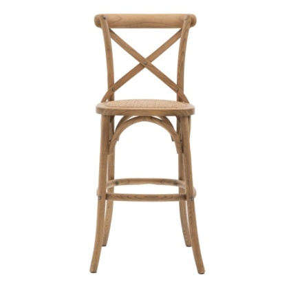 Gallery Cafe Stool Oak Rattan (Set of 2) Gallery Cafe Stool Oak Rattan (Set of 2)
