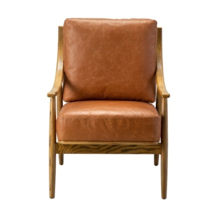 Gallery Direct Reliant Armchair Brown Leather Gallery Direct Reliant Armchair Brown Leather