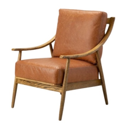 Gallery Reliant Armchair Brown Leather