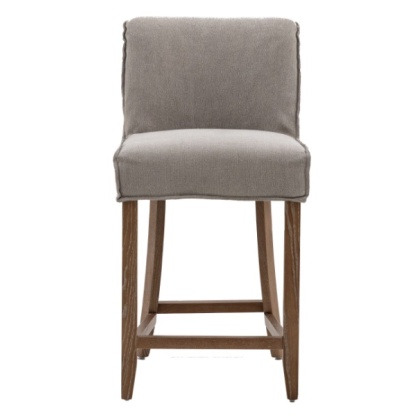 Gallery Direct Tarnby Bar Stool Grey Linen (Set of 2) Gallery Direct Tarnby Bar Stool Grey Linen (Set of 2)