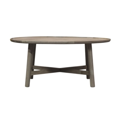 Gallery Kingham Round Coffee Table Grey Gallery Kingham Round Coffee Table Grey