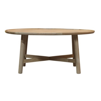 Gallery Kingham Round Coffee Table Oak Gallery Kingham Round Coffee Table Oak
