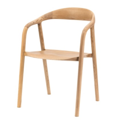 Gallery Madrid Dining Chair Oak (Pair)