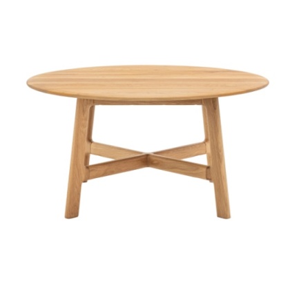 Gallery Direct Madrid Round Coffee Table Oak Gallery Direct Madrid Round Coffee Table Oak